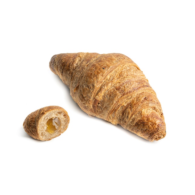 Cruasán recto con miel