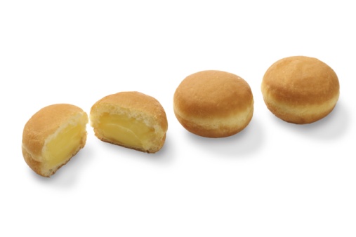 Microkrapfen de crema pastelera