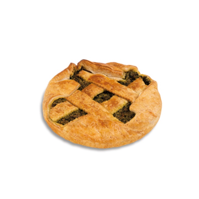 Pastel de espinacas y remolacha