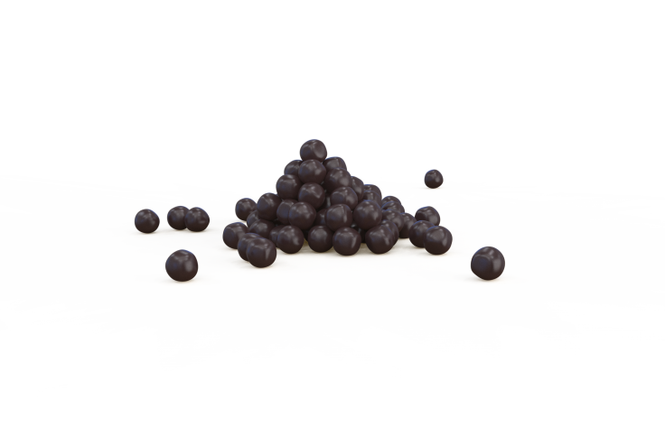 Perlas Crujientes de Chocolate Negro